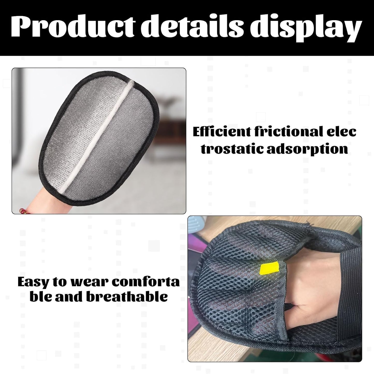 2 PawLift™ Pet Hair Removal Gloves. Remove stubborn dog and cat hair from sofas, clothes, bedding and car seats in seconds.
