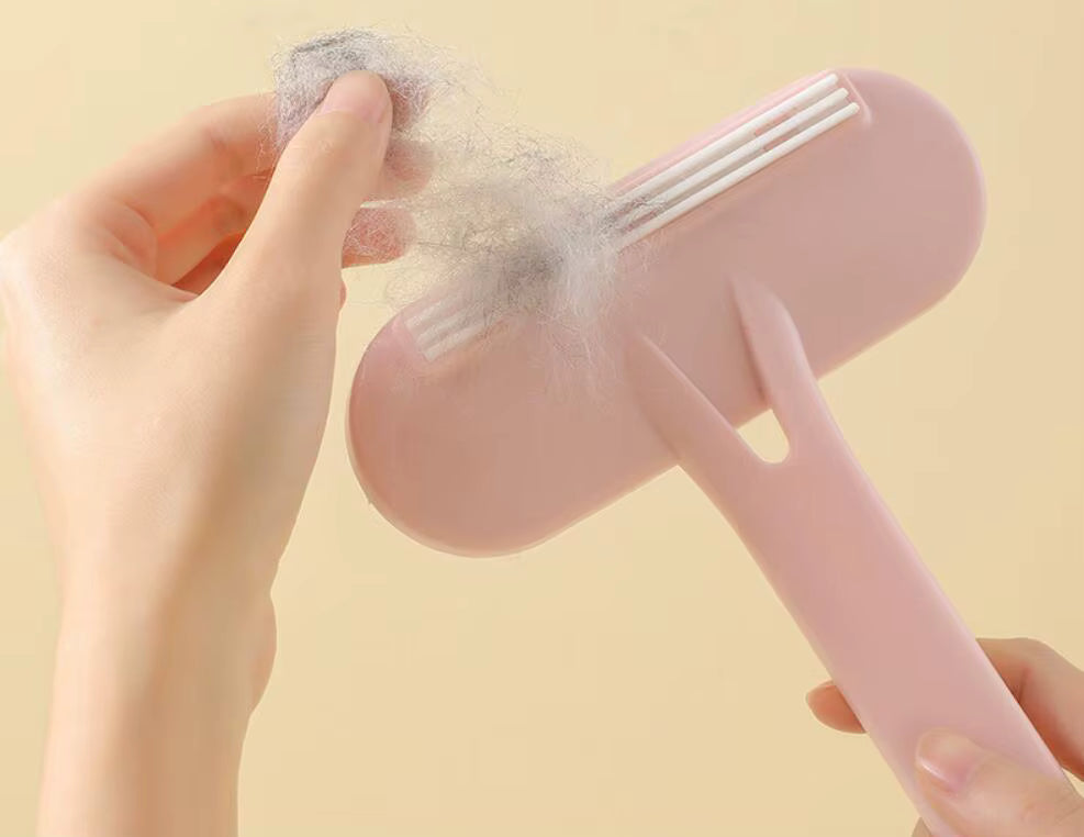 Cat Brush Pet Hair Remover Double-Sided Cat Hair Brush Pet Grooming Dog Brushes Sofa Wool Scraper Wool Collector Pet Accessories