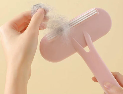 Cat Brush Pet Hair Remover Double-Sided Cat Hair Brush Pet Grooming Dog Brushes Sofa Wool Scraper Wool Collector Pet Accessories