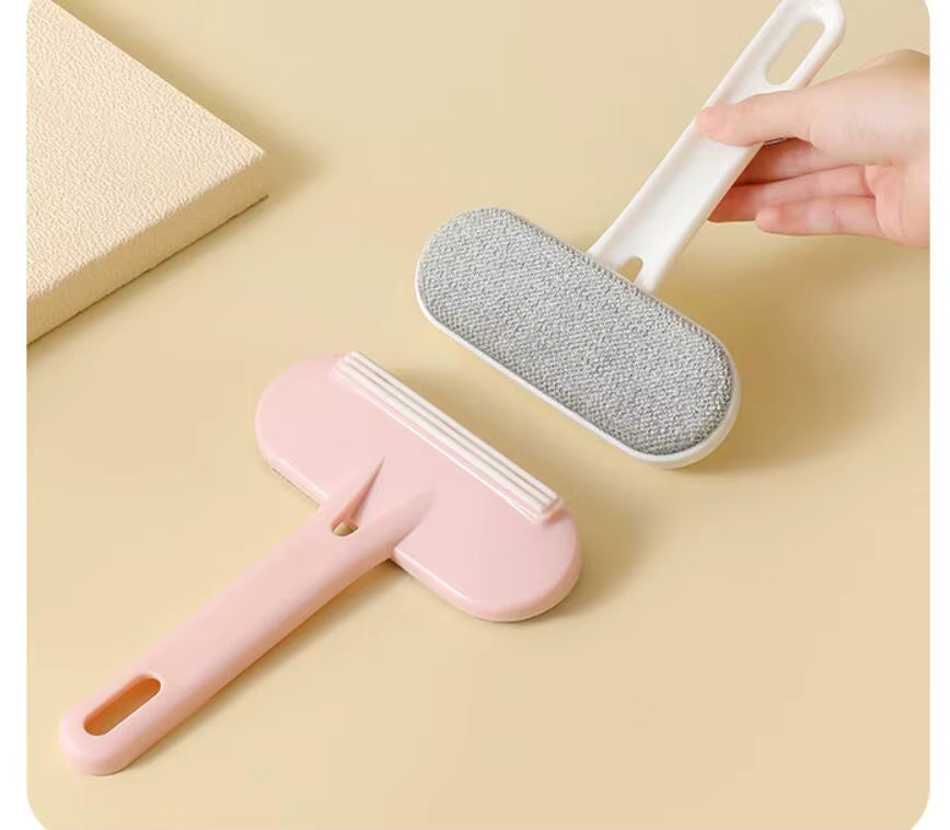 Cat Brush Pet Hair Remover Double-Sided Cat Hair Brush Pet Grooming Dog Brushes Sofa Wool Scraper Wool Collector Pet Accessories