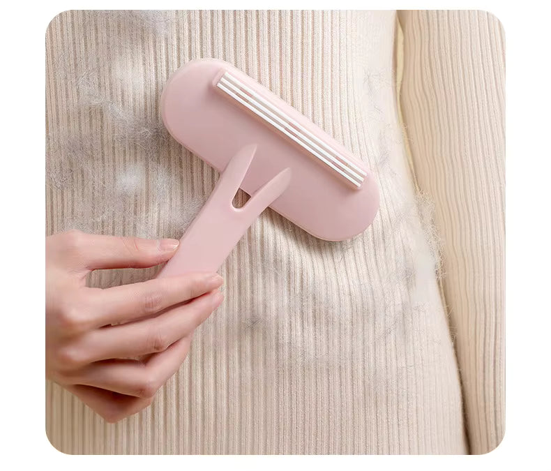 Cat Brush Pet Hair Remover Double-Sided Cat Hair Brush Pet Grooming Dog Brushes Sofa Wool Scraper Wool Collector Pet Accessories