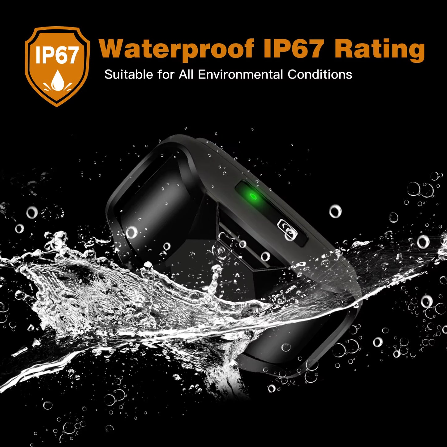3300Ft Electric Dog Training Collar Remote Control Waterproof Pet Behaviorfor 5-120Lbs Puppy with Shock Vibration