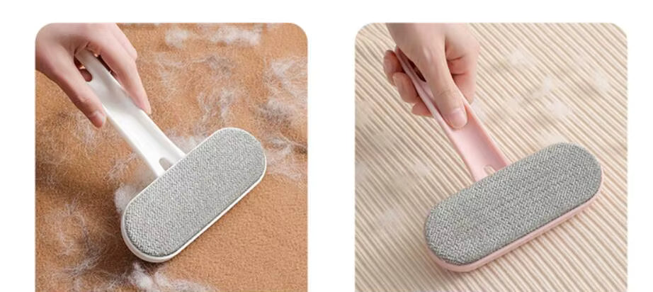 Cat Brush Pet Hair Remover Double-Sided Cat Hair Brush Pet Grooming Dog Brushes Sofa Wool Scraper Wool Collector Pet Accessories