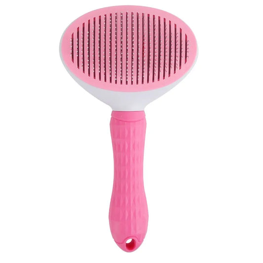 Cat Brush Remove Hair Pet Hair Removal Comb for Cats Non-Slip Grooming Brush Stainless Steel Dog Combs Brushes Cat Accessories
